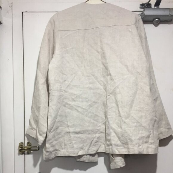 KIMINA TORONTO BUTTON DOWN LINEN JACKETS SIZE XL - Picture 5 of 11